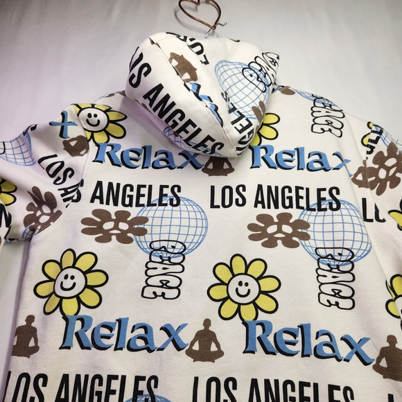 ⭐️ PacSun Vibrant Graphic Hoodie – Y2K Streetwear Essential Size Large - Picture 5 of 8